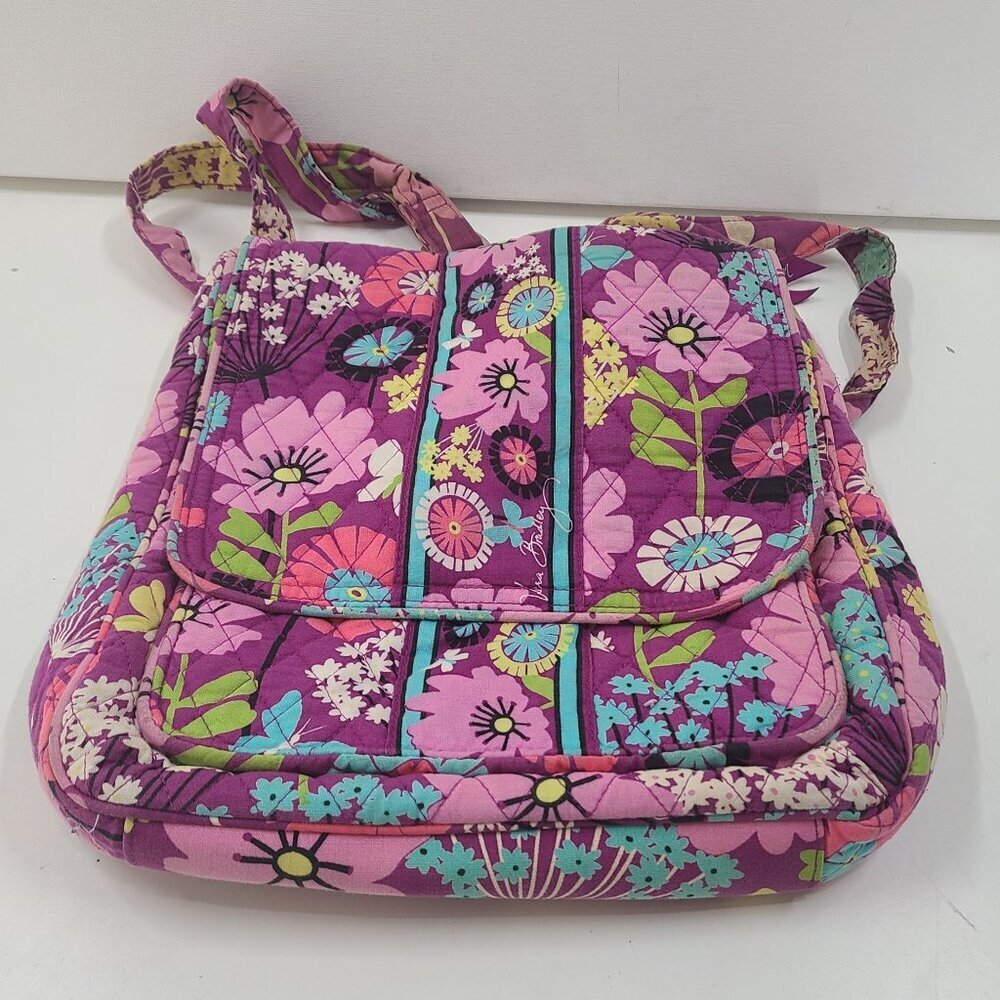 Vera Bradley Flutterby Hipster Crossbody Bag Purse Adjustable Strap - Picture 2 of 12